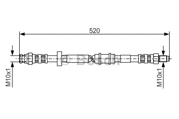 Brake Hose (1 987 481 158)