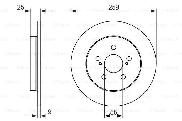 Brake Disc (0 986 479 721)