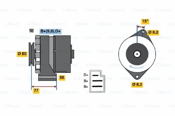 Alternator (0 986 030 750)
