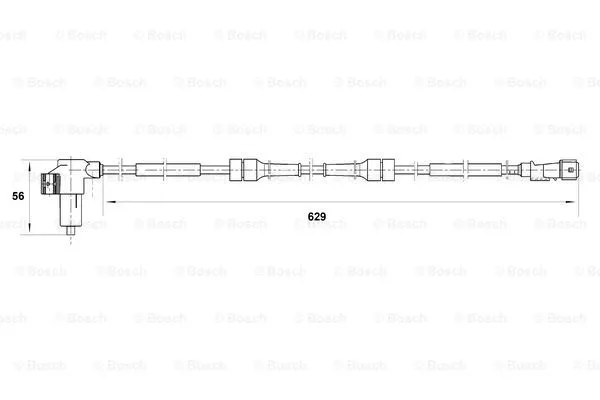 Sensor, wheel speed (0 265 006 201)