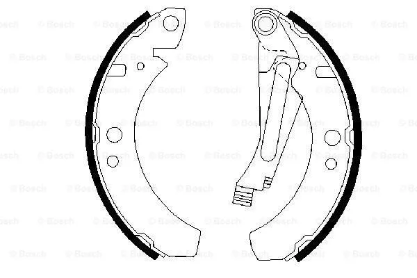 Brake Shoe Set (0 986 487 003)