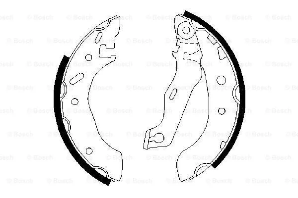 Brake Shoe Set (0 986 487 553)