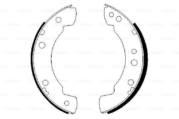 Brake Shoe Set (0 986 487 232)