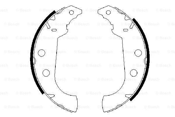 Brake Shoe Set (0 986 487 243)