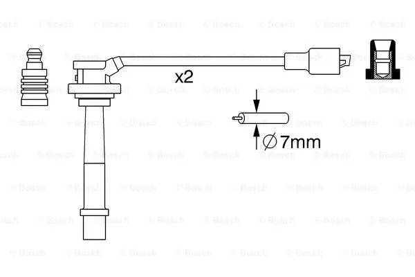 Ignition Cable Kit (0 986 357 263)