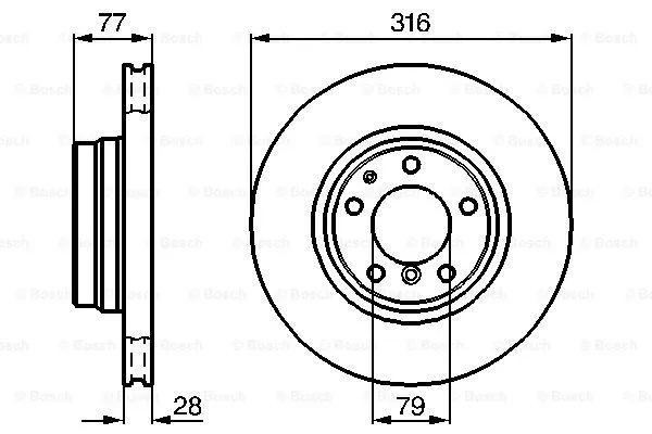 Brake Disc (0 986 478 622)