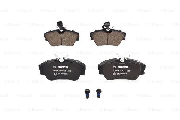 Brake Pad Set, disc brake (0 986 424 672)
