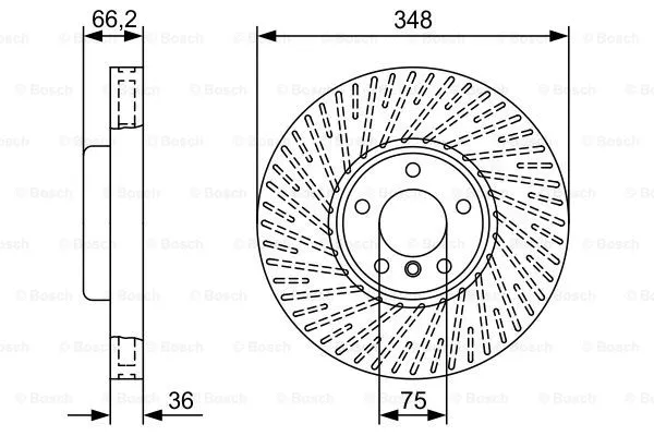 Brake Disc (0 986 479 W19)