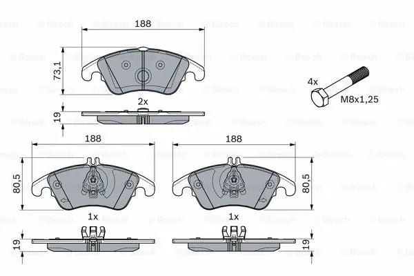Brake Pad Set, disc brake