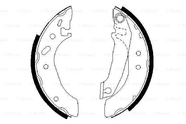 Brake Shoe Set (0 986 487 240)