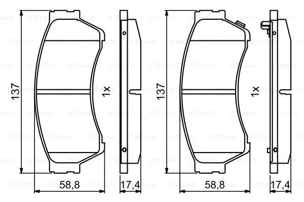 Brake Pad Set, disc brake