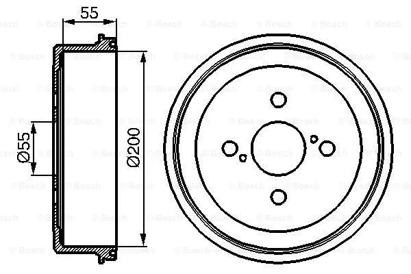 Brake Drum (0 986 477 090)