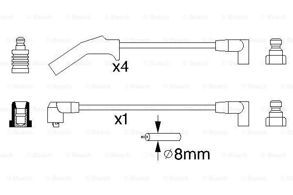 Ignition Cable Kit (0 986 356 724)