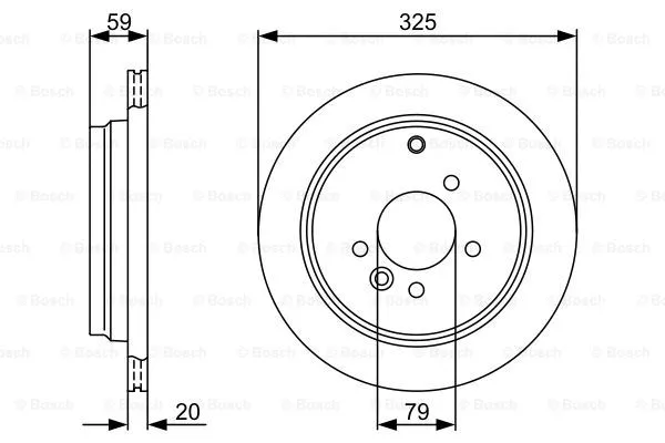 Brake Disc (0 986 479 375)