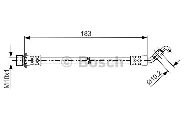 Brake Hose (1 987 481 639)