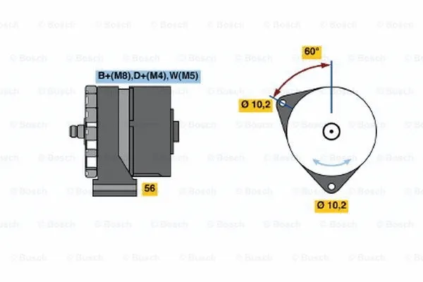 Alternator (0 120 469 629)