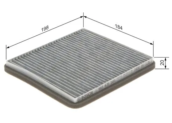 Filter, cabin air (1 987 435 565)