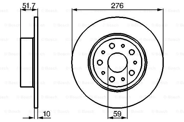 Brake Disc (0 986 478 463)