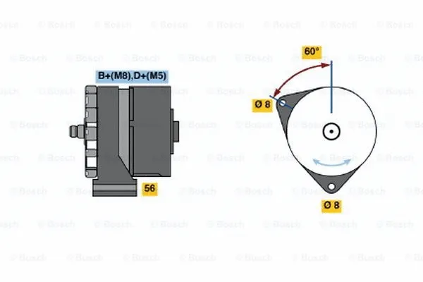 Alternator (0 120 469 782)