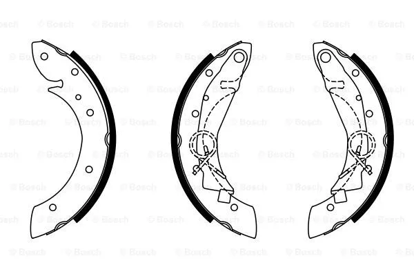 Brake Shoe Set (0 986 487 552)