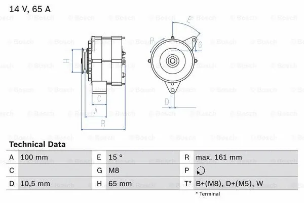 Alternator (0 986 034 990)