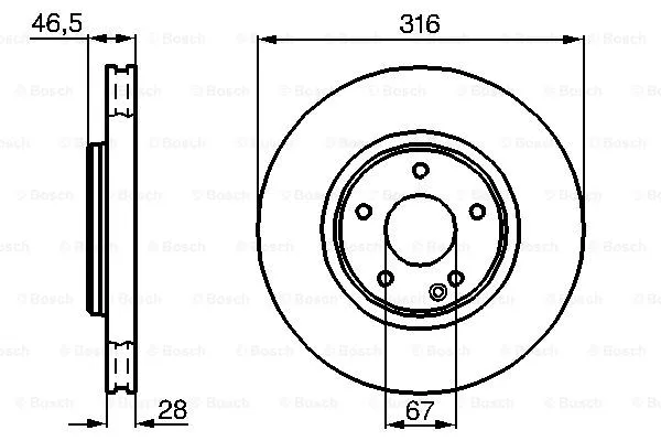 Brake Disc (0 986 478 625)