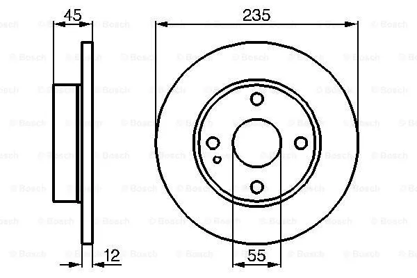 Brake Disc (0 986 478 252)