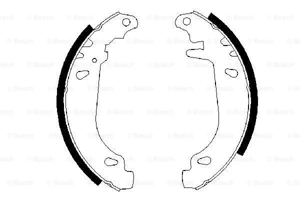 Brake Shoe Set (0 986 487 346)