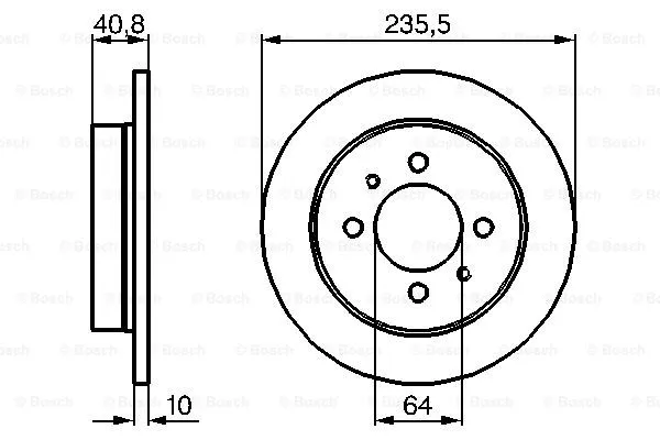 Brake Disc (0 986 479 237)