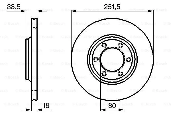 Brake Disc (0 986 478 658)