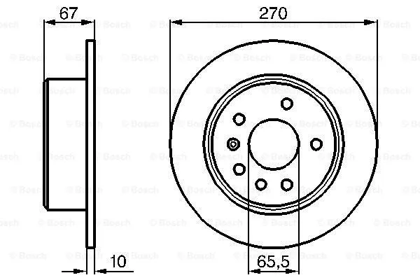 Brake Disc (0 986 478 267)