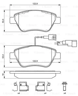 Brake Pad Set, disc brake