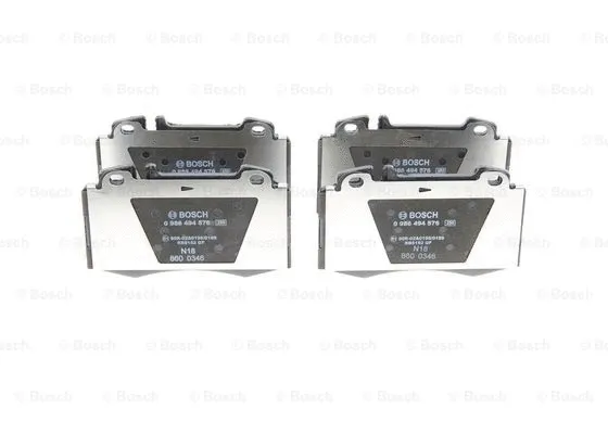 Brake Pad Set, disc brake (0 986 494 576)