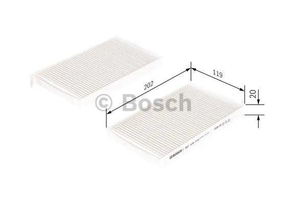 Filter, cabin air (1 987 435 015)