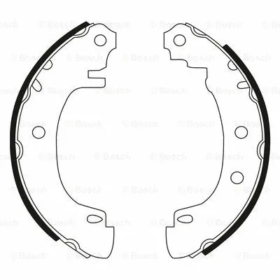 Brake Shoe Set (0 986 BB3 539)