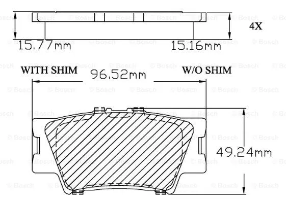 Brake Pad Set, disc brake (F 03B 150 173)