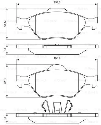 Brake Pad Set, disc brake