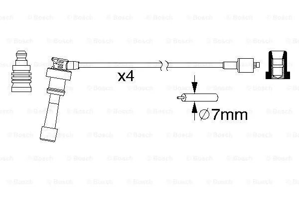 Ignition Cable Kit (0 986 357 159)