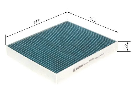 Filter, cabin air (0 986 628 539)