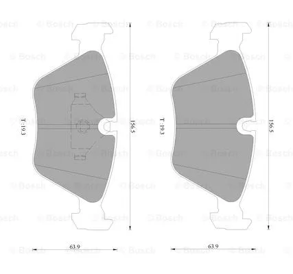 Brake Pad Set, disc brake (0 986 AB4 429)