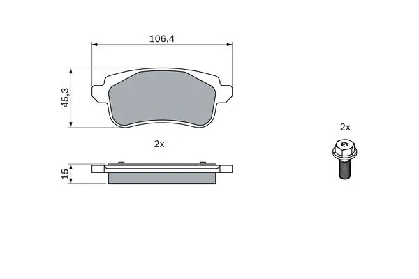 Brake Pad Set, disc brake