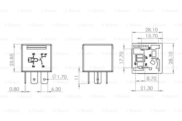 Relay, main current