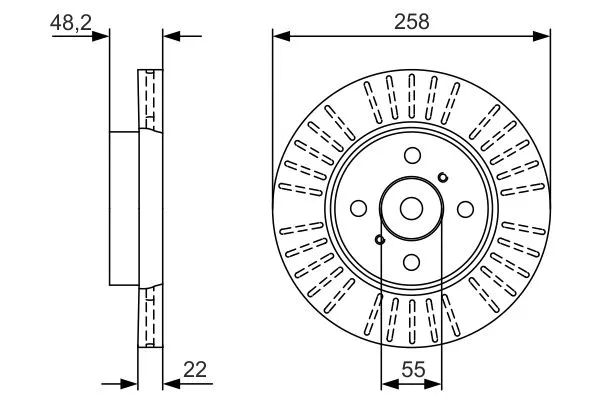 Brake Disc (0 986 479 U66)