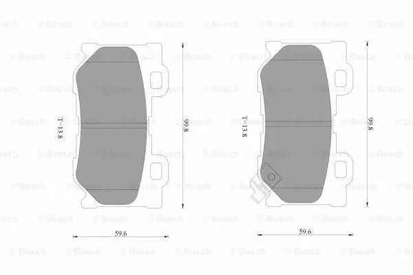 Brake Pad Set, disc brake (0 986 AB3 529)