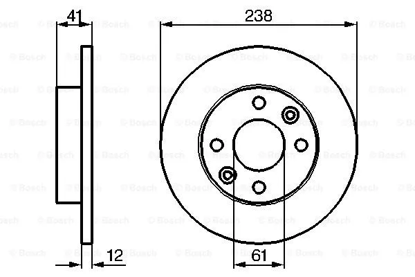 Brake Disc (0 986 479 165)