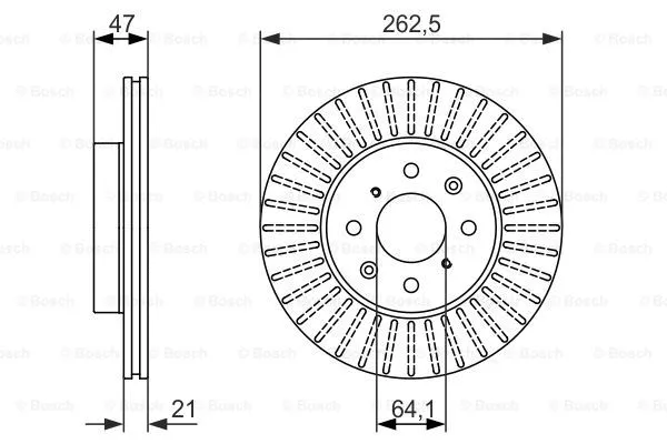 Brake Disc (0 986 479 896)