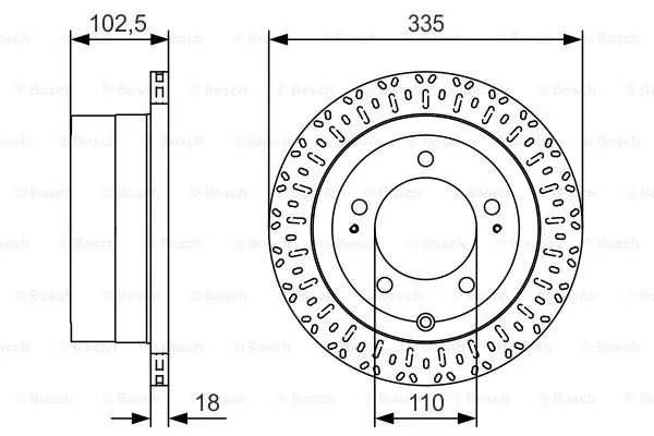 Brake Disc (0 986 479 U32)