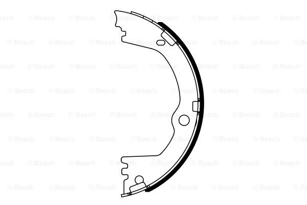 Brake Shoe Set, parking brake (0 986 487 939)