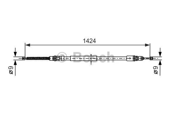 Cable Pull, parking brake (1 987 477 665)