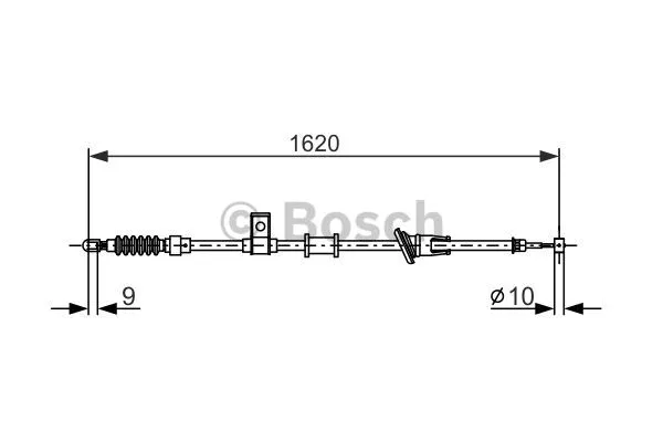 Cable Pull, parking brake (1 987 477 893)